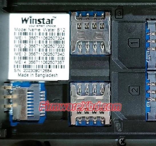 Winstar Water S12 Flash File MT6261
