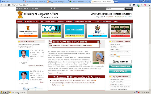  user unfriendly Indian Government websites