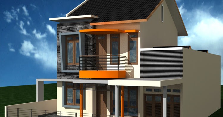 Desain Rumah Minimalis 2 Lantai Sederhana - Rumah 