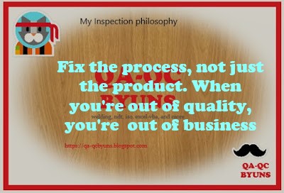 MY INSPECTION PHILOSOPHY