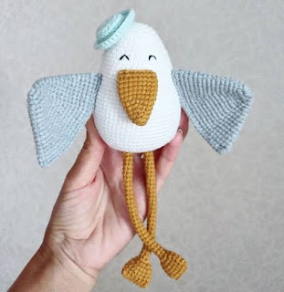 PATRON GRATIS GAVIOTA AMIGURUMI 55142