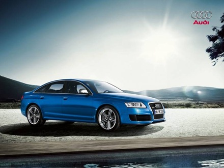 Audi RS6 blue