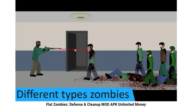 Flat Zombies: Defense & Cleanup MOD APK Unlimited Money