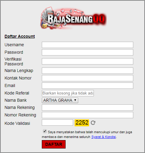 Daftar RajasenangQQ Situs Judi Poker Online Terpercaya