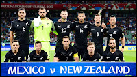 SELECCIÓN DE NUEVA ZELANDA - Temporada 2016-17 - Michael Boxall, Glen Moss, Tommy Smith, Dane Ingham, Deklan Wynne, Clayton Lewis; Ryan Thomas, Marco Rojas, Chris Wood, Michael McGlinchey y Andrew Durante - SELECCIÓN DE MÉXICO 2 (Raúl Jiménez, Oribe Peralta) SELECCIÓN DE NUEVA ZELANDA 1 (Chris Wood) - 21/06/2017 - Copa Confederaciones de la FIFA, Grupo A - Sochi, Rusia, Fisht Stadium.