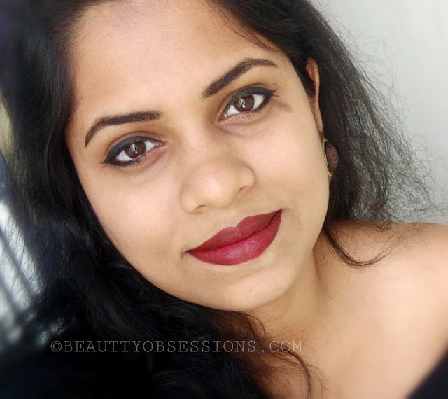 *New* Sugar Suede Secret Matte Lipcolour 'Brocade Burgundy' - Review and swatches 