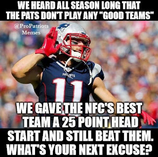 #nfl #patriots.-we heard all season long that the pats don't play any "good teams"