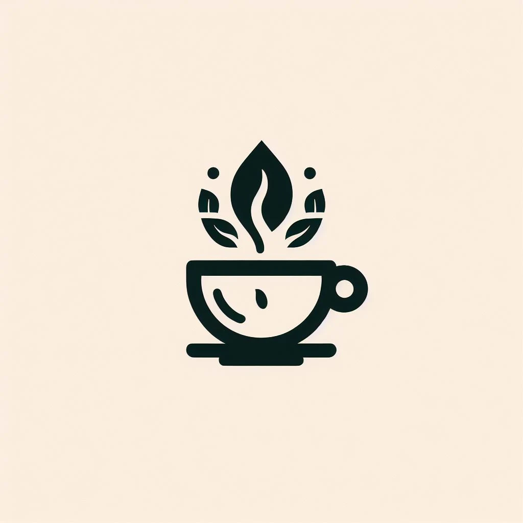 Mẫu logo trà và cà phê miễn phí