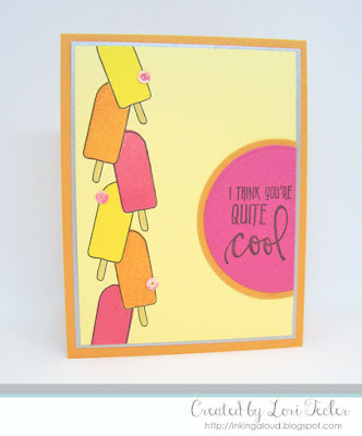 I Think You're Quite Cool card-designed by Lori Tecler/Inking Aloud-stamps from Concord & 9th