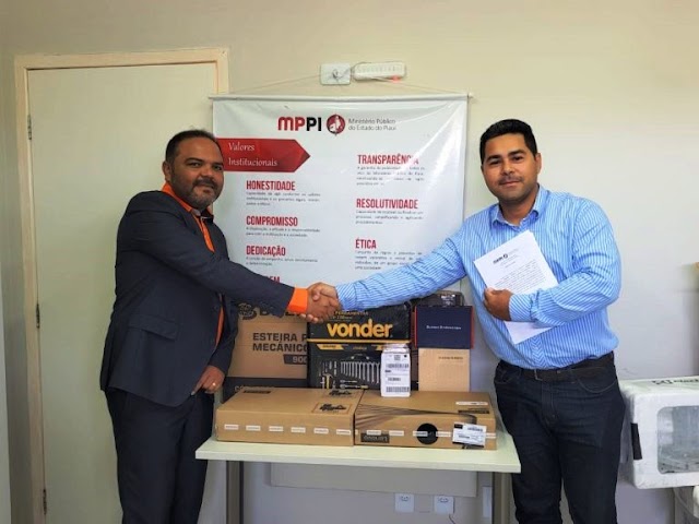 MPPI realiza doação de equipamentos necessários à Perícia Forense em Parnaíba