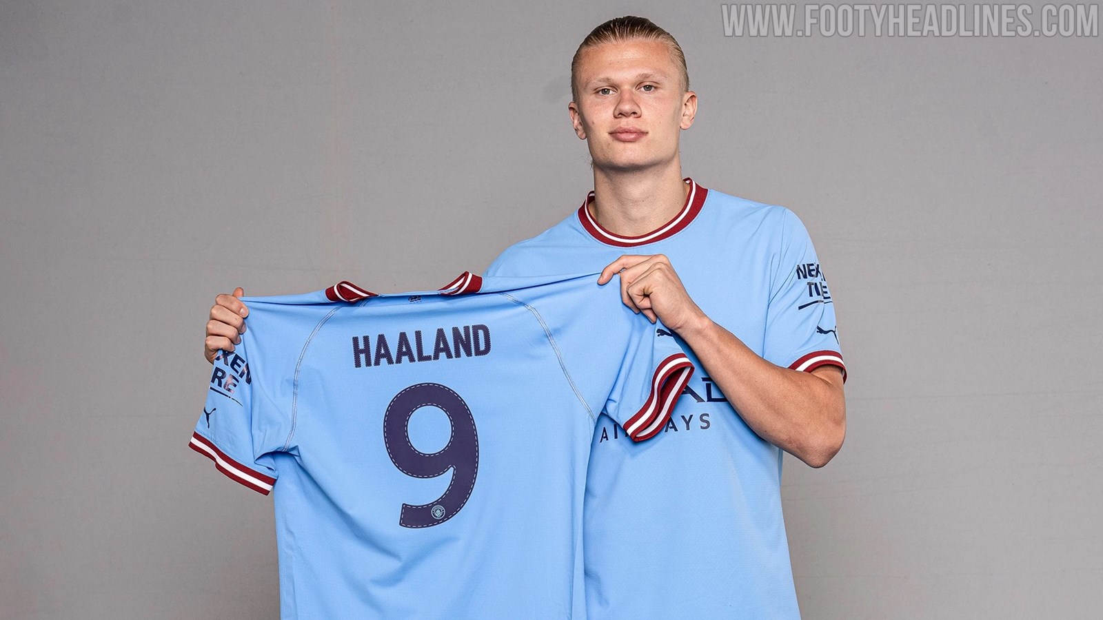 Hoe schuifelen Goodwill Haaland Chooses No. 9 Manchester City Shirt - Footy Headlines