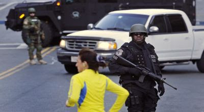 Secure Location Bomb boston police (Photo: AP)