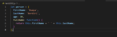 Example Object Basics in Javascript