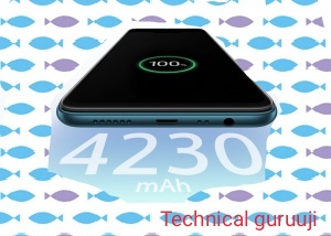 Oppo A7 with dewdrop notch display