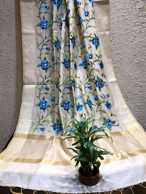 Maheshwari silk blend sarees