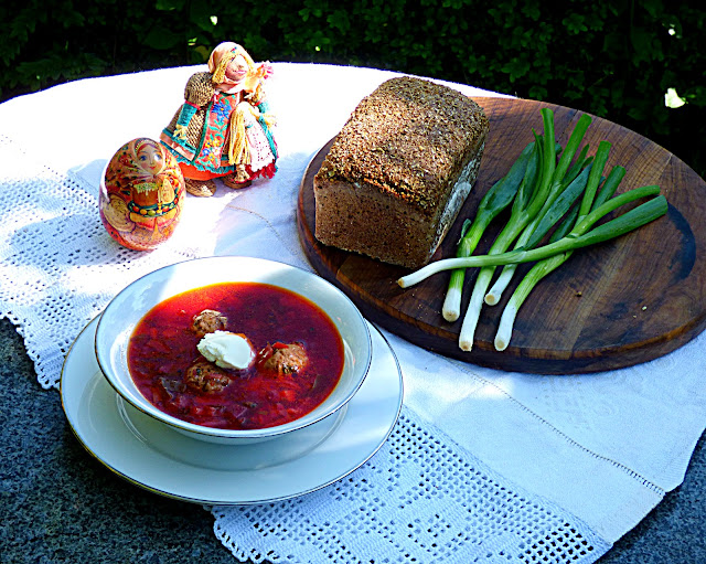 Russian beet soup