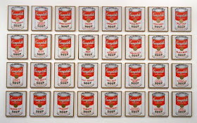 Warhol, boites campbell soup