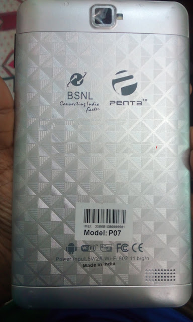 Bsnl Penta P07 Tab Flash File SP7731 6.0 Dead Boot & Hang On Logo Fix Firmware 100% Tested