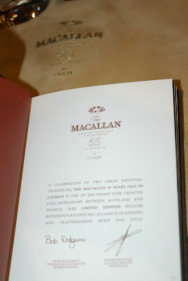 MACALLAN 55 Year Old in Lalique