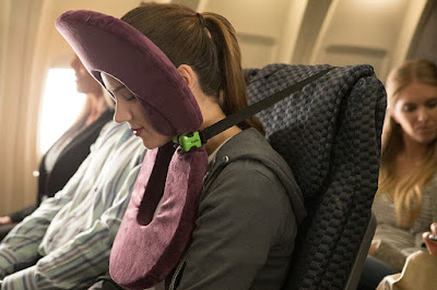 FaceCradle Adjustable Travel Pillow, Sleep Comfy And Peacefully On An Airplane, Train, Bus Or Car