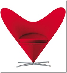 vitra-heart-chair Verner Panton