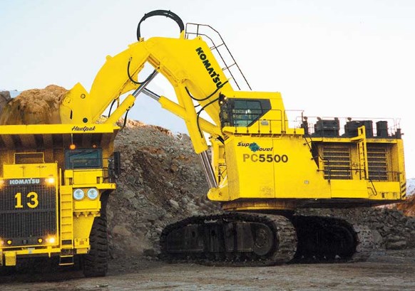 excavator Komatsu PC5500