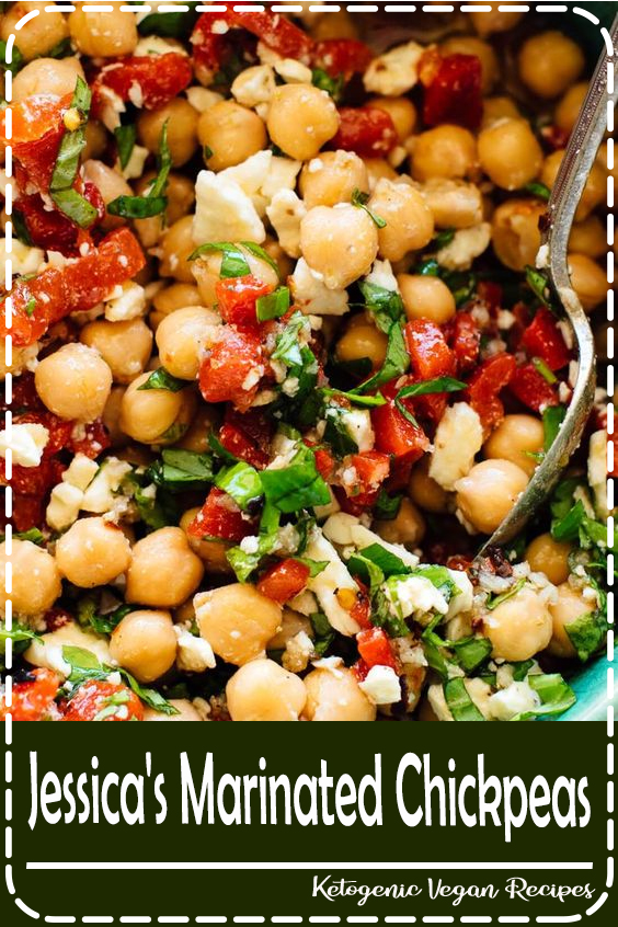 These marinated chickpeas are a little spicy, a little sweet, and totally irresistible. This recipe as great on its own as a light meal or appetizer, or served on salads or inside pitas. Recipe yields about 6 side servings. These marinated chickpeas are a little spicy, a little sweet, and totally irresistible. This recipe as great on its own as a light meal or appetizer, or served on salads or inside pitas. Recipe yields about 6 side servings.