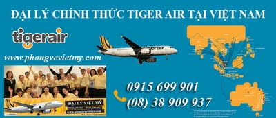Vé máy bay Tiger Air