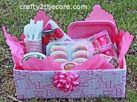 ~Meal Box~ A creative idea for taking a meal to someone. Change it up for a new baby, illness, death in the family, etc.~ by Crafty 2 the Core~