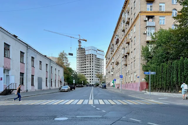 проезд Ольминского, строящийся жилой комплекс «Сенатор»