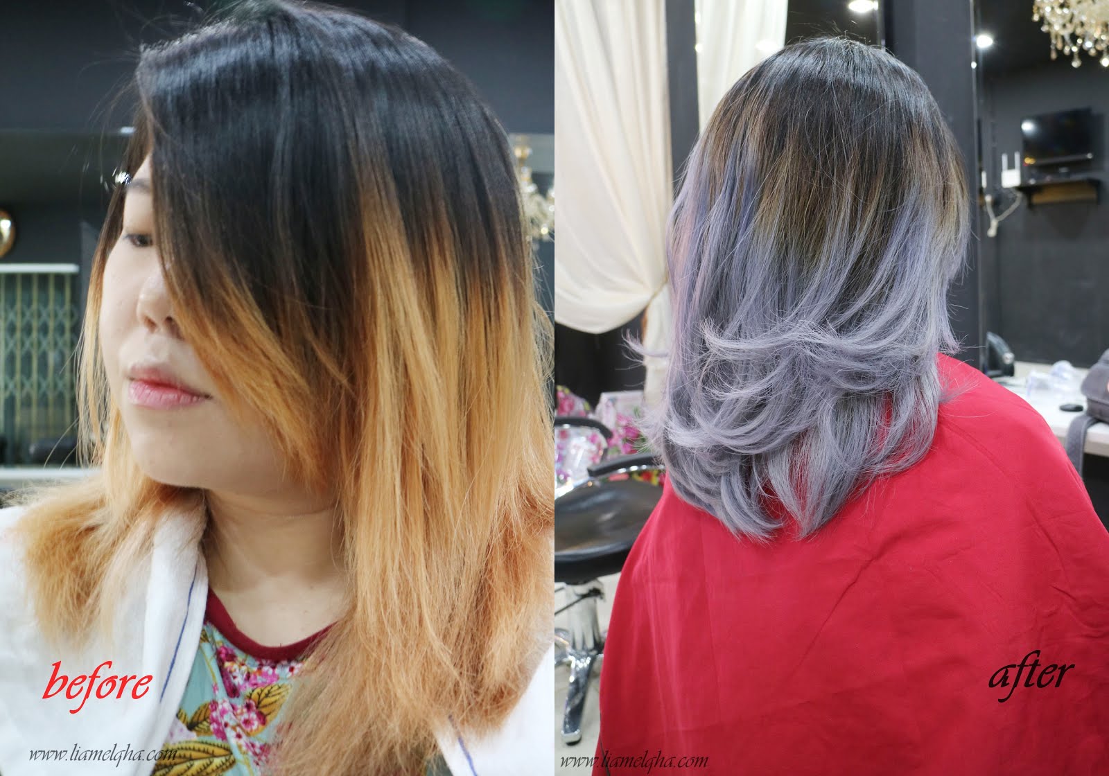 Tips Merawat Rambut  Warna Abu abu  atau Grey Liamelqha 