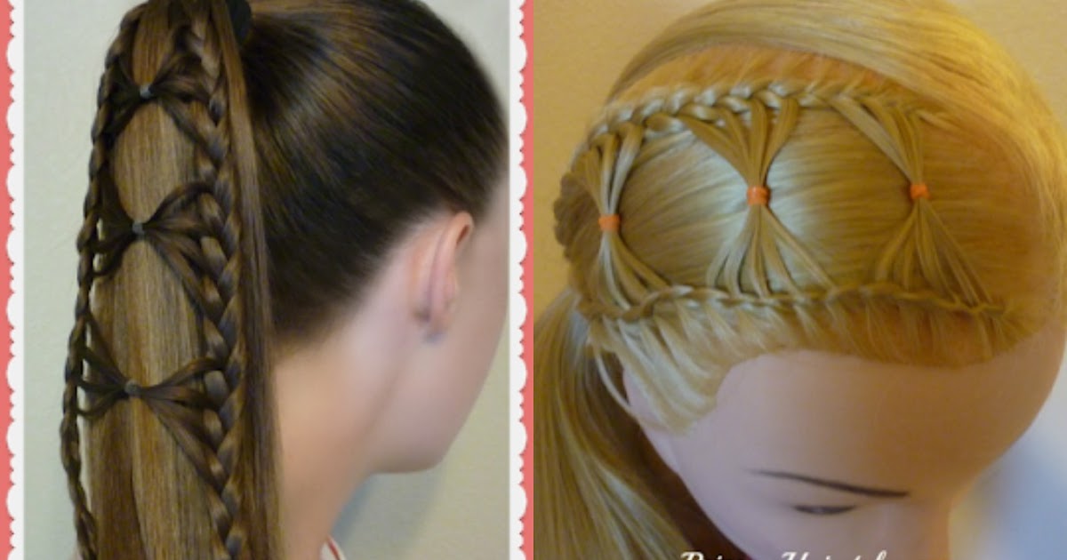 2 Adorable Hairstyles Using The Bow Tie Braid  Hairstyles 