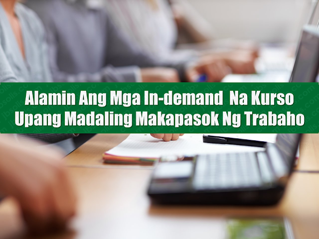 Every year, thousands of new graduates add to the number of unemployed in the Philippines. Many of which are being employed in jobs which are not related to the courses. DOLE said that job mismatch is the usual problem while only a few take up the courses which are in great demand for local and overseas employment.   Advertisement         Sponsored Links       Government agencies now recommend these in-demand courses to those who are still thinking of which course to take up in college.     Commission on Higher Education (CHED) said that it is better to know which jobs are needed among the industries where you can land a sure high earning job after completing college.    "There is a mismatch, it has been going on for a long time now... there is domestic demand, there is global demand, and it is a tricky situation sometimes to address all of these simultaneously," said CHED OIC Dr. Prospero de Vera.    Among the courses which are in demand for employment here and abroad are metallurgical engineers, environmental engineers, at sanitation engineers as well as dentistry and graphics animation.     Employers Confederation of the Philippines (ECOP) also said that jobs which are in demand today are construction related skills such as welder, plumber, electrician, and construction worker for "Build, Build, Build" projects of the government.    There is also a great demand for workers in the agriculture sector according to Technical Education and Skills Development Authority (TESDA).      READ MORE: OFWs Must Save, Get Insurance And Have An Investment  OFW Help Desks From TESDA Now Available at International Airports    Signs That You And Your Partner Have An Unhealthy Communication    It's More Deadly In The Philippines? Tourism Ad In New York, Vandalized    Earn While Helping Your Friends Get Their Loan    List of Philippine Embassies And Consulates Around The World    Deployment Ban In Kuwait To Be Lifted Only If OFWs Are 100% Protected —Cayetano    Why OFWs From Kuwait Afraid Of Coming Home?   How to Avail Auto, Salary And Home Loan From Union Bank