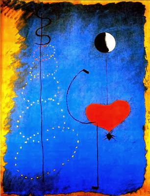 Imagen de Bailarina de Miró. Entrada explicando las composiciones equilibradas, armónicas utilizando los tres colores primarios. Ejemplos de obras de Vermeer, Picasso, Miró y Mondrian. Ensayo escrito por Juan Sánchez Sotelo para la Academia de dibujo y pintura Artistas6 de Madrid. Clases y cursos para aprender a dibujar y pintar