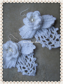 crochet ear ring