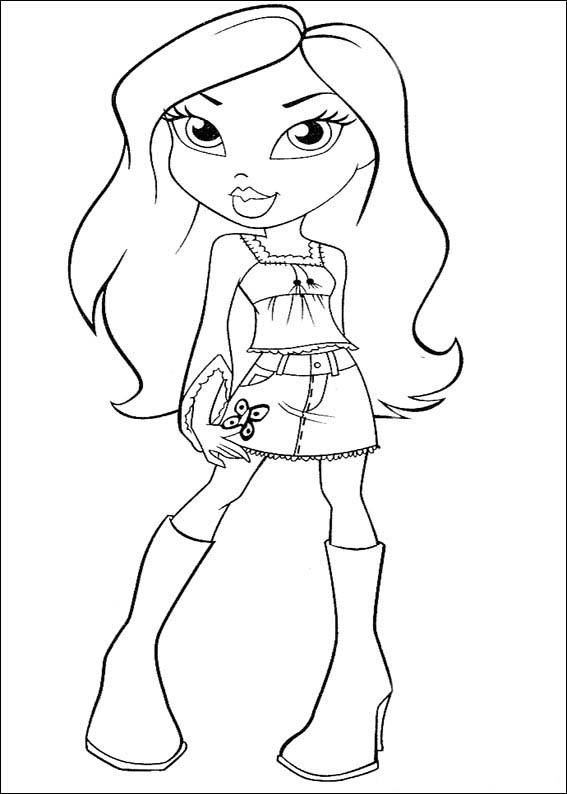 Download Bratz Coloring Pages ~ Free Printable Coloring Pages - Cool Coloring Pages