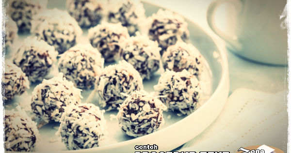 Contoh Procedure Text How to Make Chocolate Balls dan Artinya