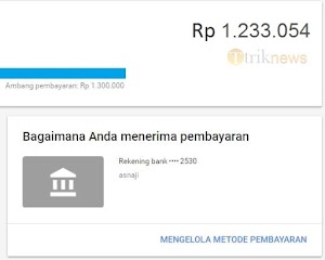 Cara Yang Benar Memverifikasi Rekening Bank Untuk Metode Pembayaran Adsense