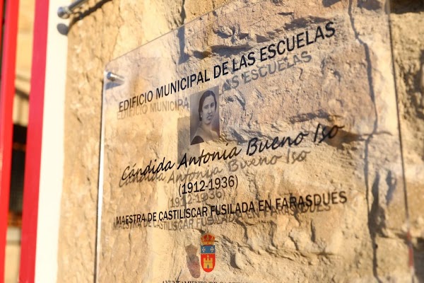 La escuela pública de Castiliscar llevará el nombre de su maestra Cándida Bueno, fusilada hace 86 años por el fascismo