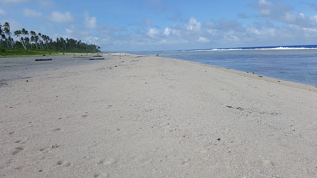 the northern strip of white sandy beach in Asgad, Salcedo Eastern Samar