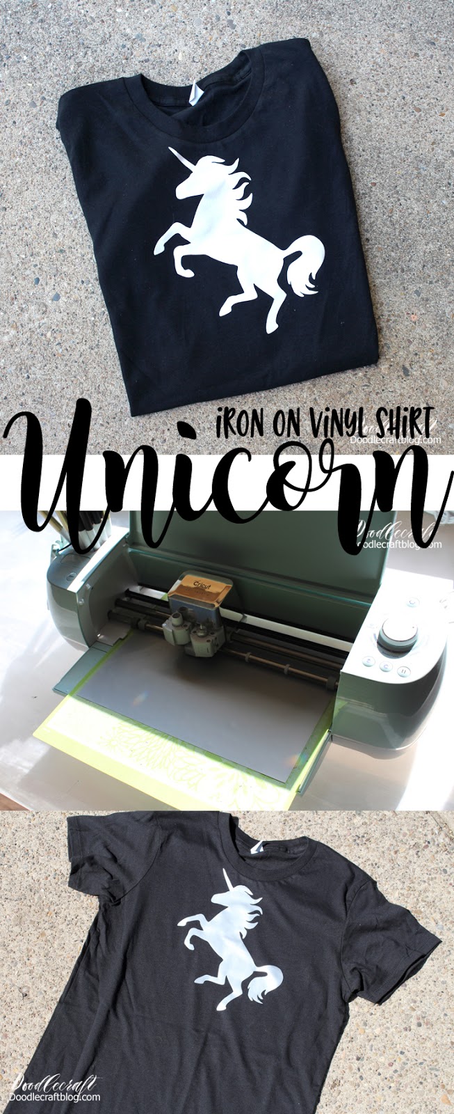 Download Doodlecraft: Unicorn Shirt Cricut Explore Air 2 DIY