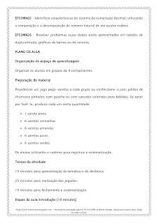 Sequência Didática Matemática 3º ano 1º Bimestre – Alinhada à BNCC