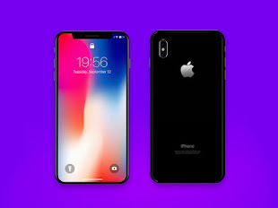 Vectorized iPhone X Mockup