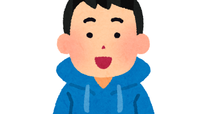 パーカーを着た人のイラスト 男性 かわいいフリー素材集 いらすとや