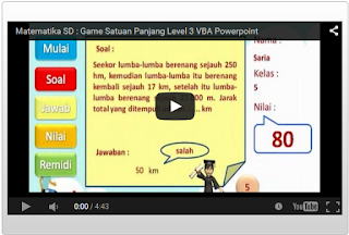 game satuan panjang matematika sd vba powerpoint