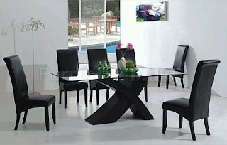 Modern Dining Room furniture, Black