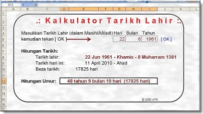 Kongsi Ebooks Penukaran Tarikh Masihi Ke Hijrah