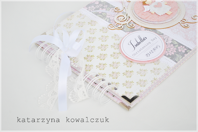 album na chrzest święty scrapbooking