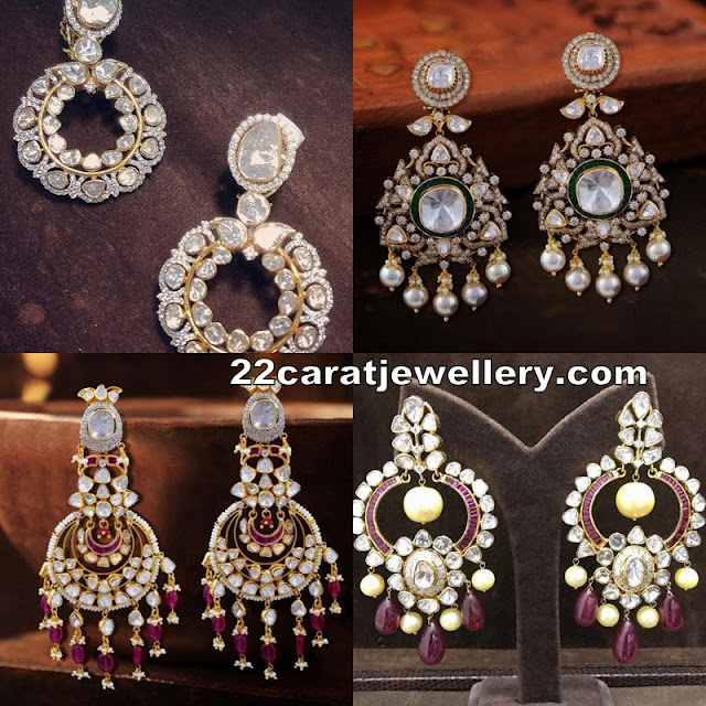 Unique and Grand Flat Diamond Chandbalis