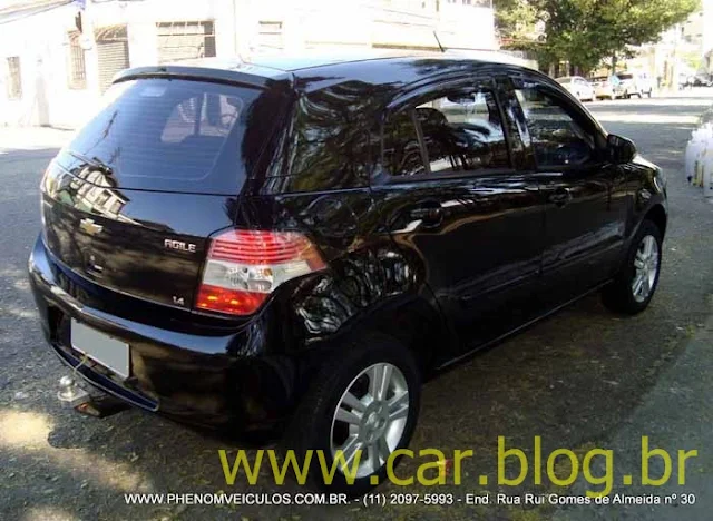 Chevrolet Agile LTZ 1.4 Flex 2010 usado - lateral traseira